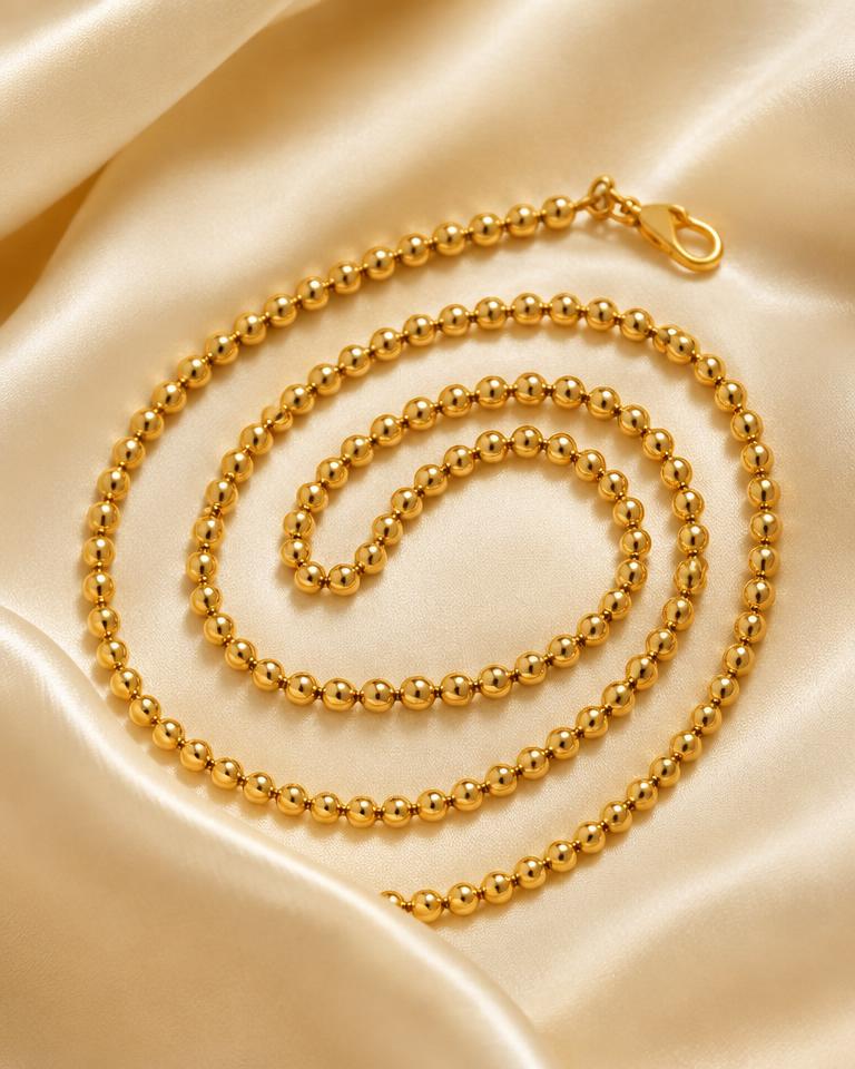 Beaded Ball Chain 45cm