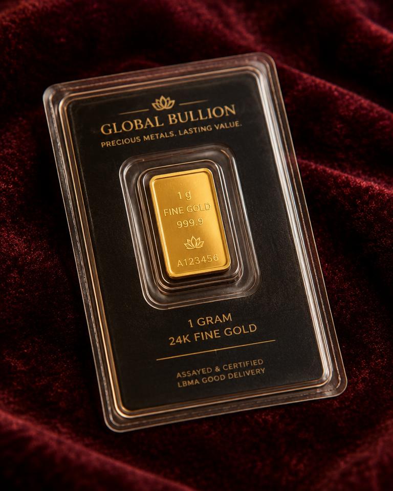1g Gold Bar 24K